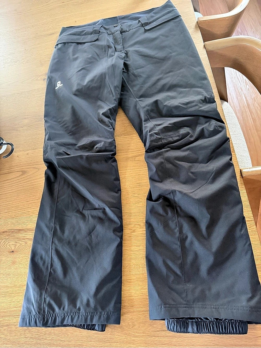 Salomon Black Ski Pants XL